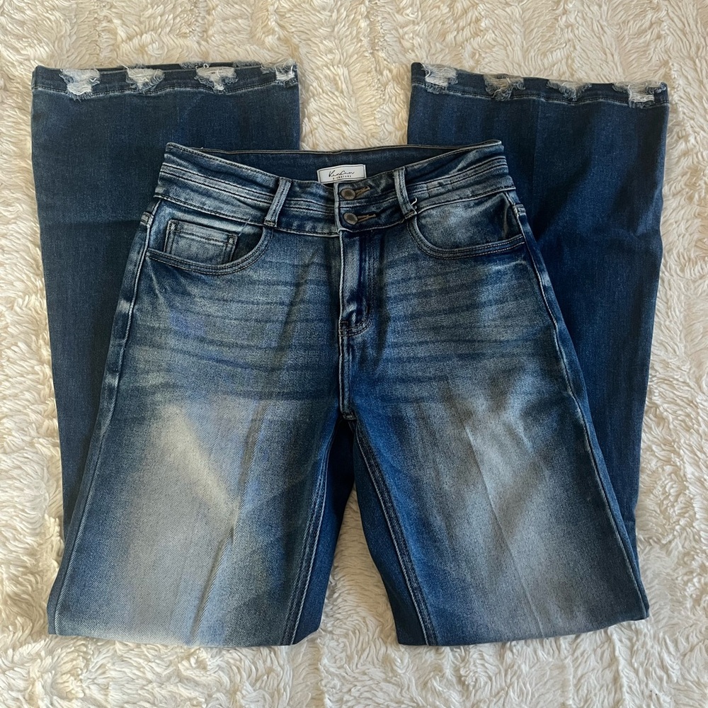 KanCan high waisted flare jeans sz 28L